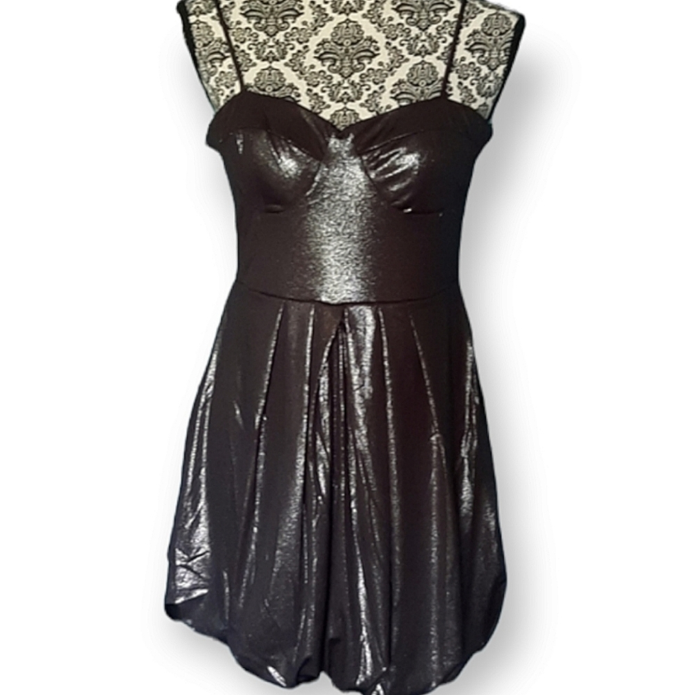 Black Wet Look Dress Gem — free download